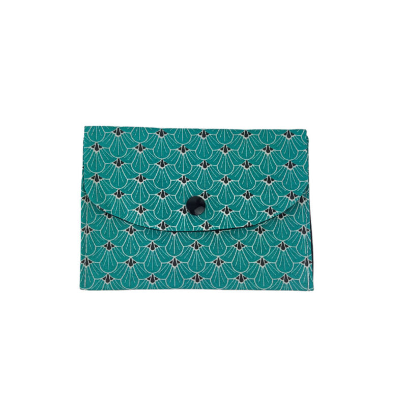 Pochette à savon imperméable Marine et sa machine- Créations accessoires Bretagne - zéro déchet cosmétique solide