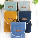 La pochette pour téléphone - velours côtelé