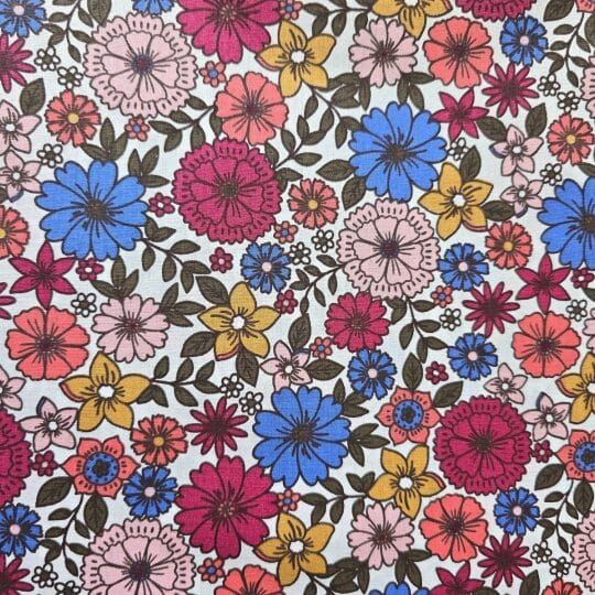 Motif fleuri brigitte