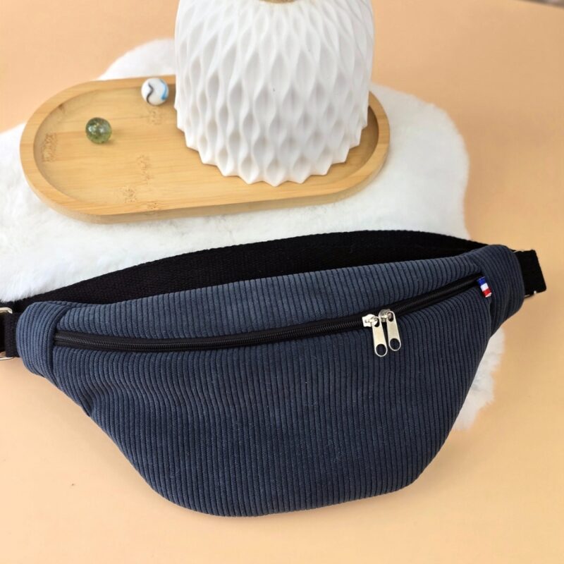 sac banane enfant bleu marine