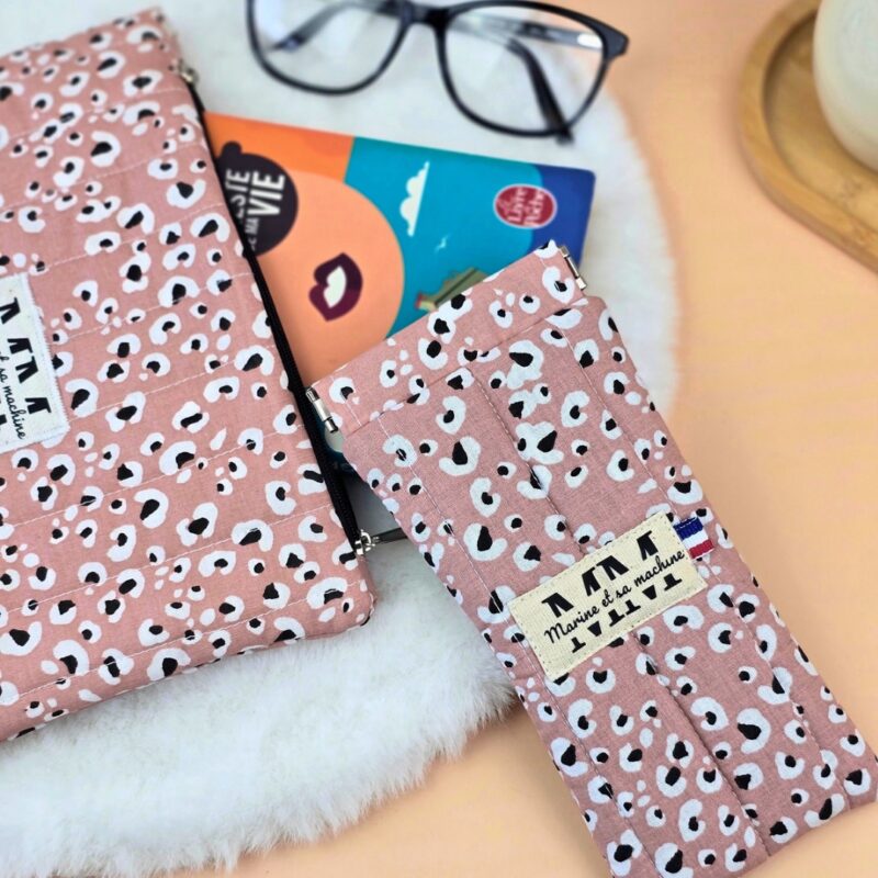 Etui pour lunettes Léopard hêtre