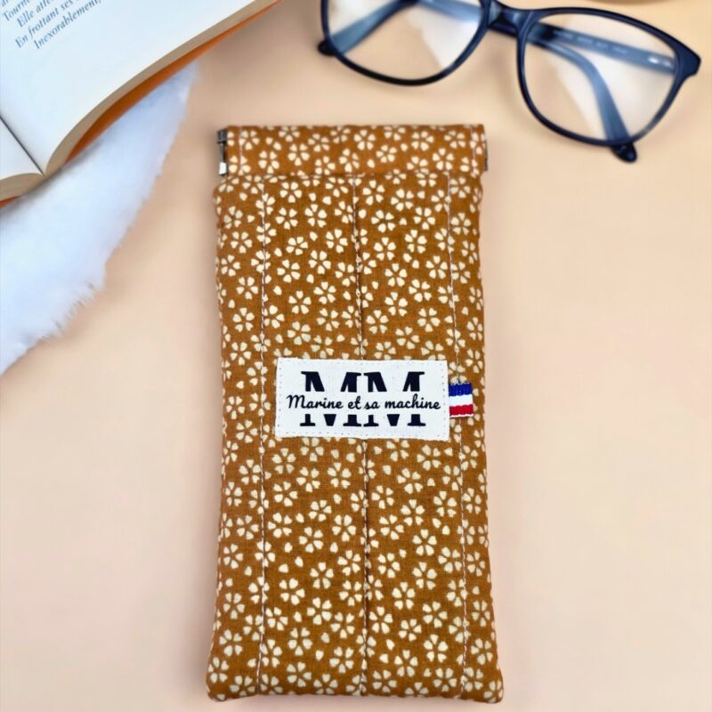 Etui pour lunettes Myosotis Camel