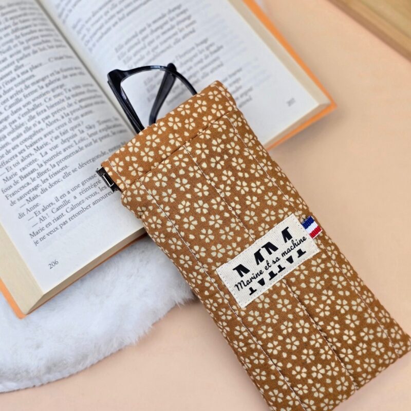 Etui pour lunettes Myosotis Camel