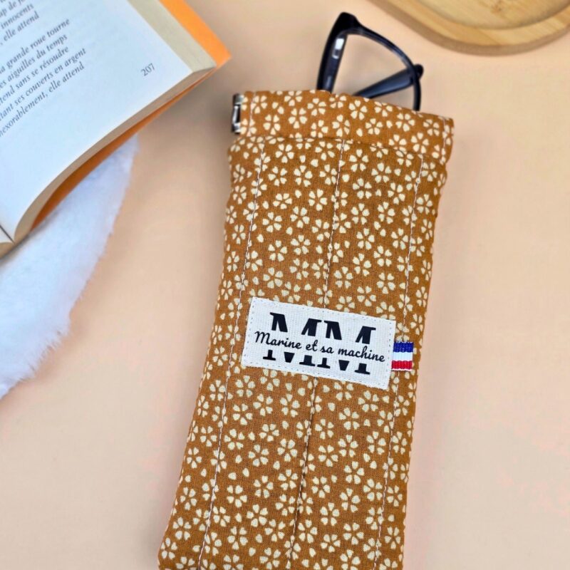 Etui pour lunettes Myosotis Camel