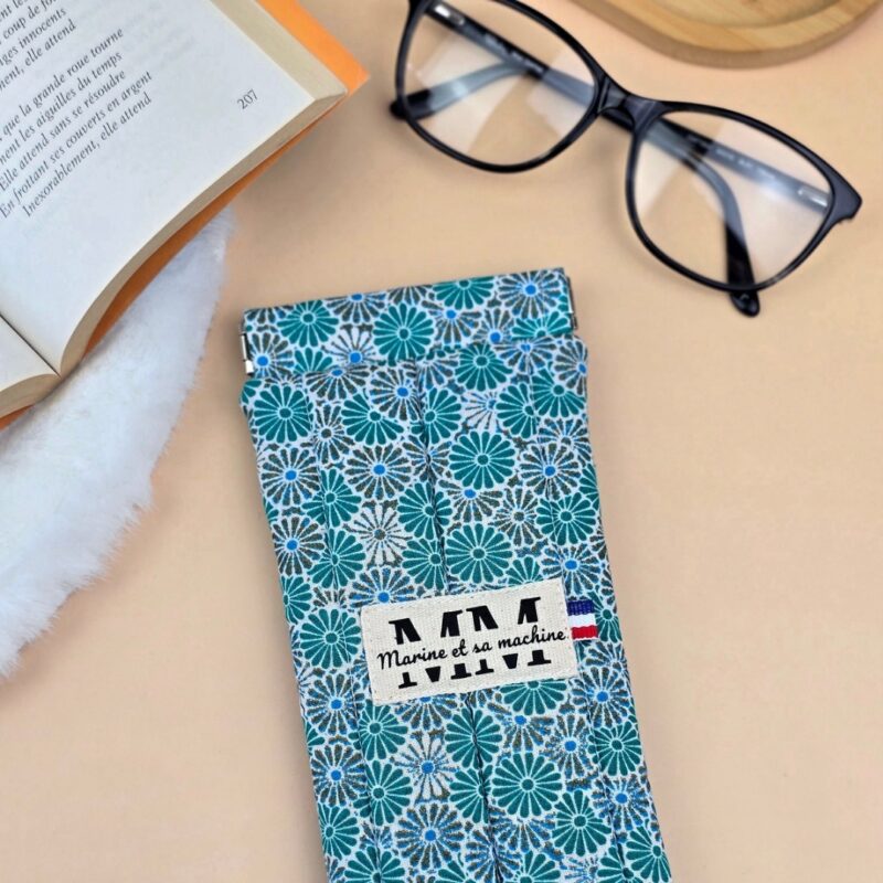 Etui pour lunettes Rosace Bleu