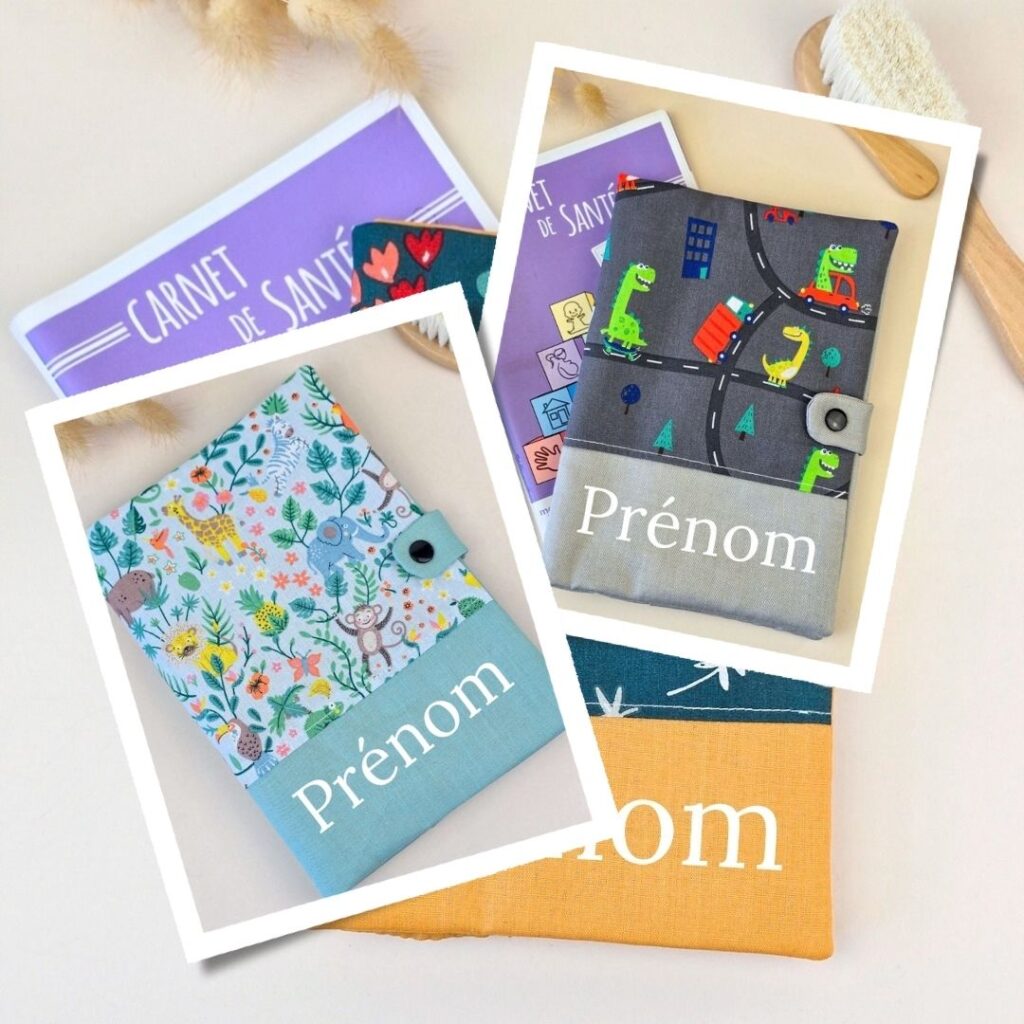 protege carnet de sante bebe personnalisé