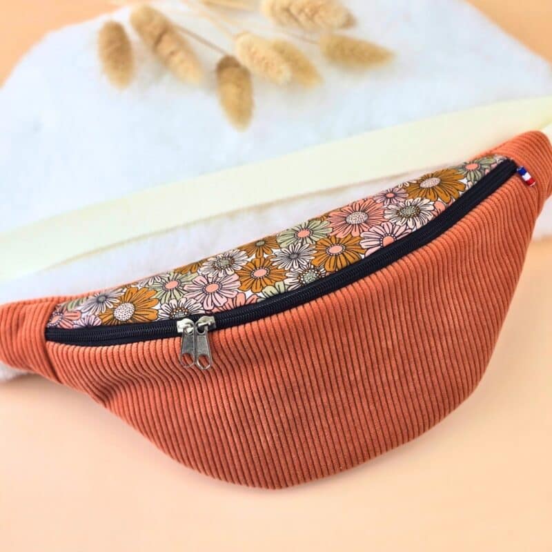 Sac banane fille augustine corail