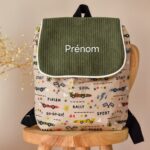 Sac a dos bebe beige