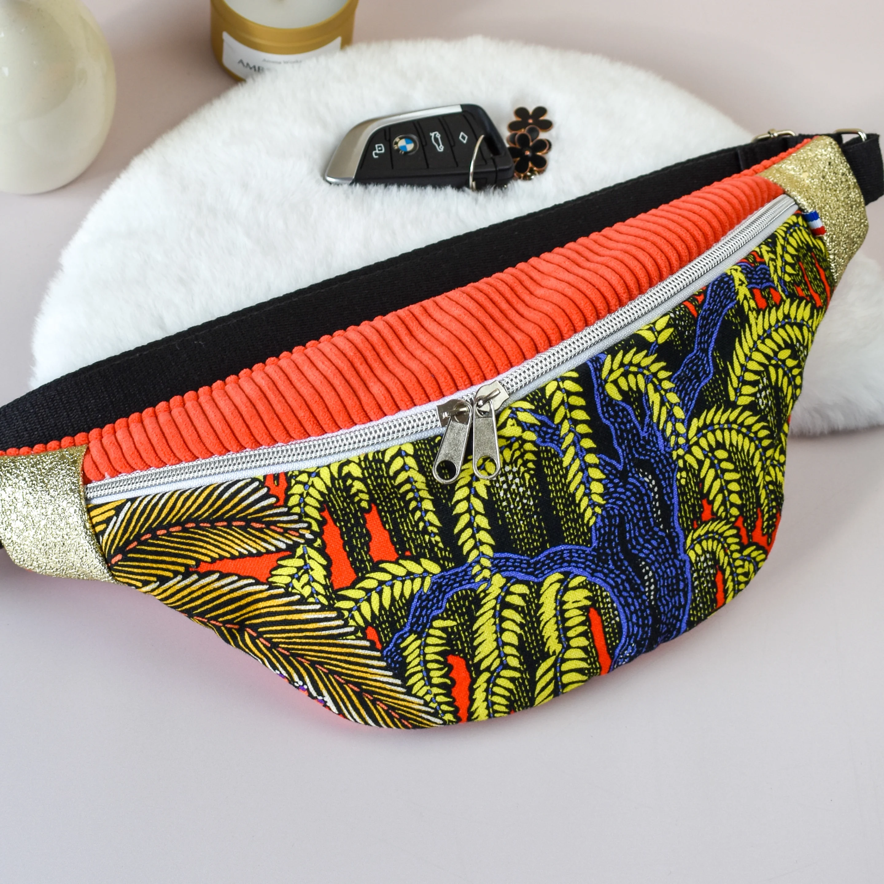 Sac banane femme tendance tangerine