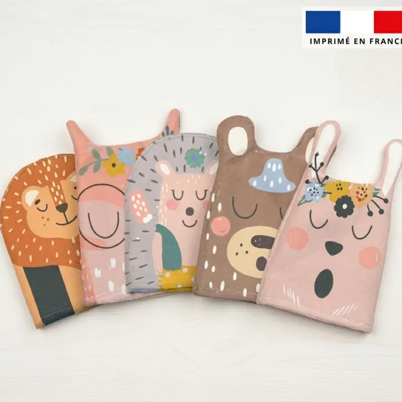 Gants de toilette bebe