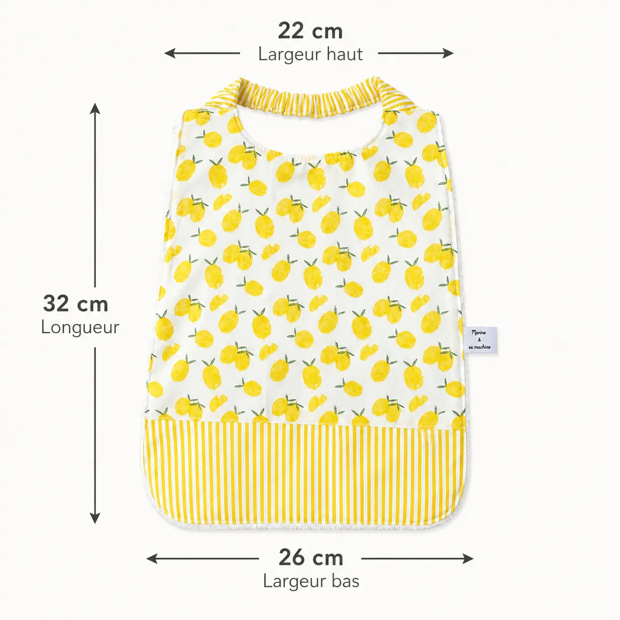 Serviette elastique maternelle dimensions
