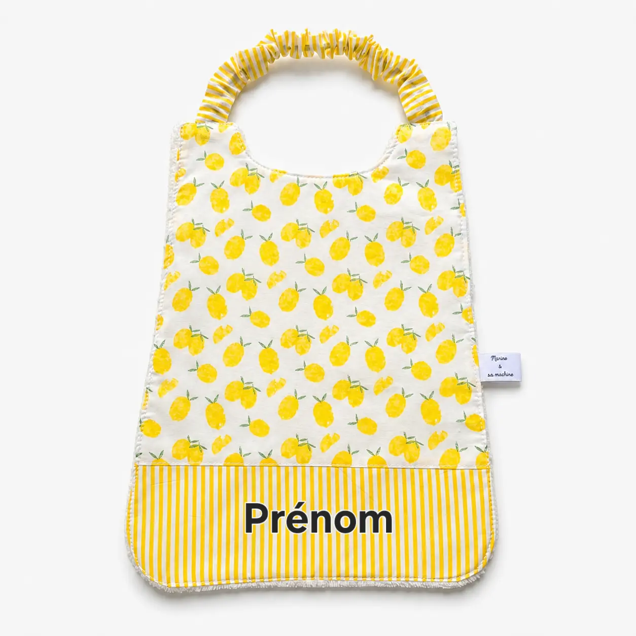 Serviette elastique maternelle prénom