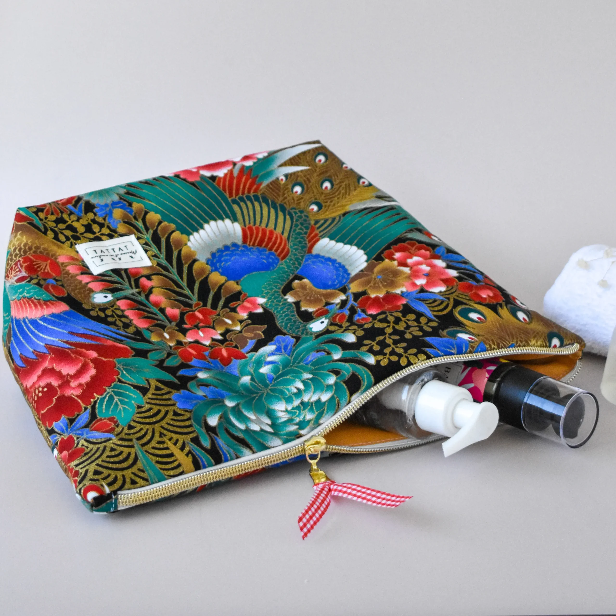 Grande trousse de toilette à plat