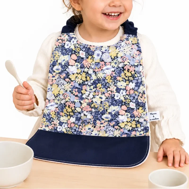 Serviette de table enfant dos détails