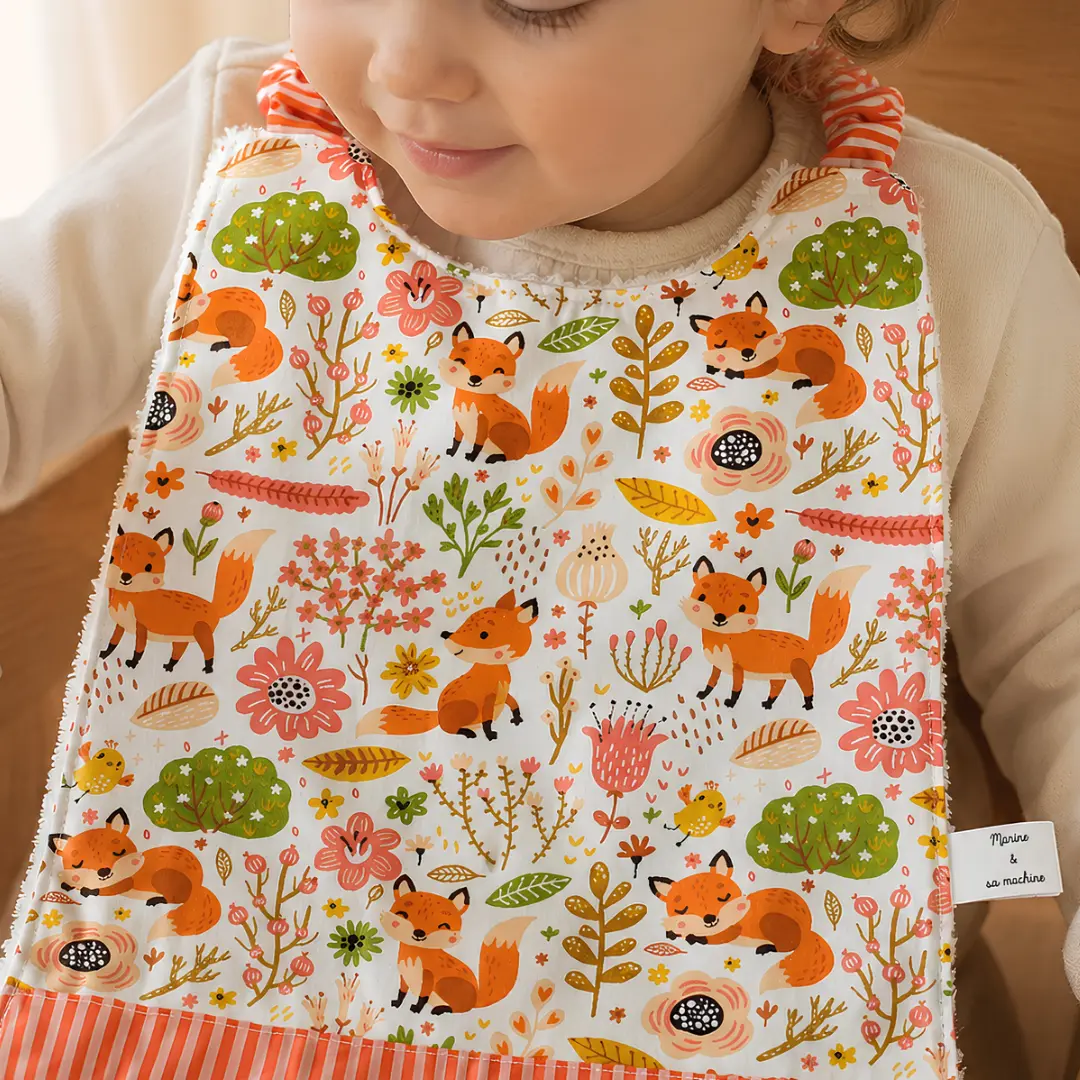 Serviette de table maternelle détails