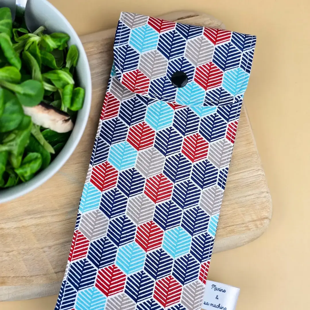 Etui a couvert floki bleu ferme