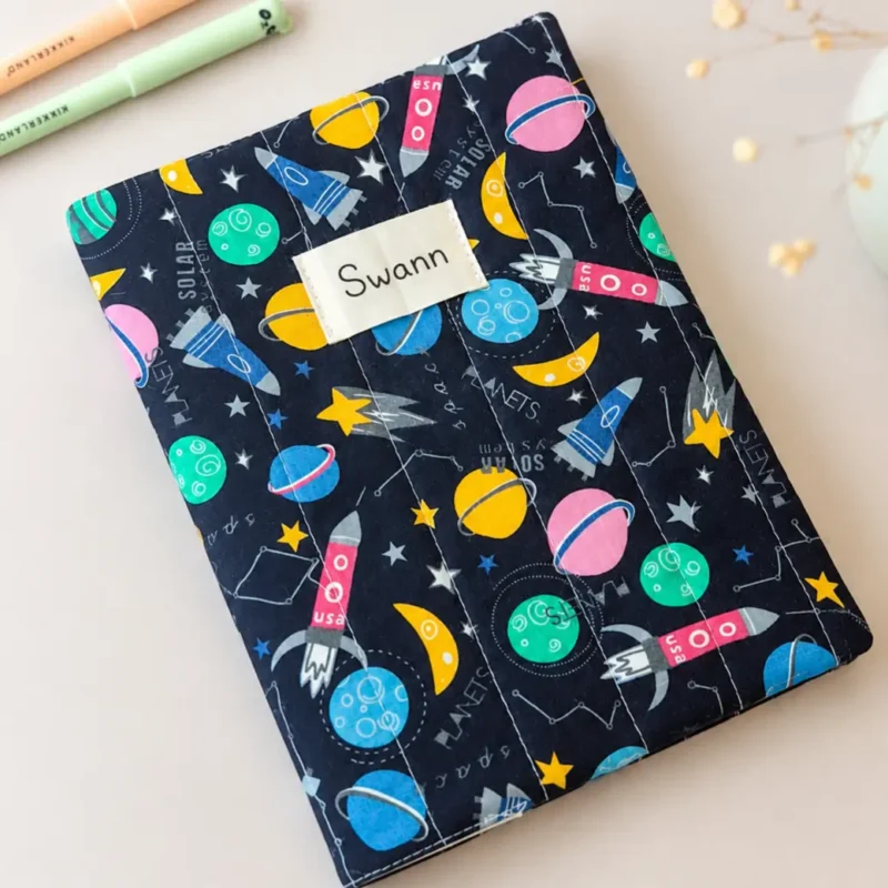 Protège cahier Nasa - Couvre cahier personnalisé