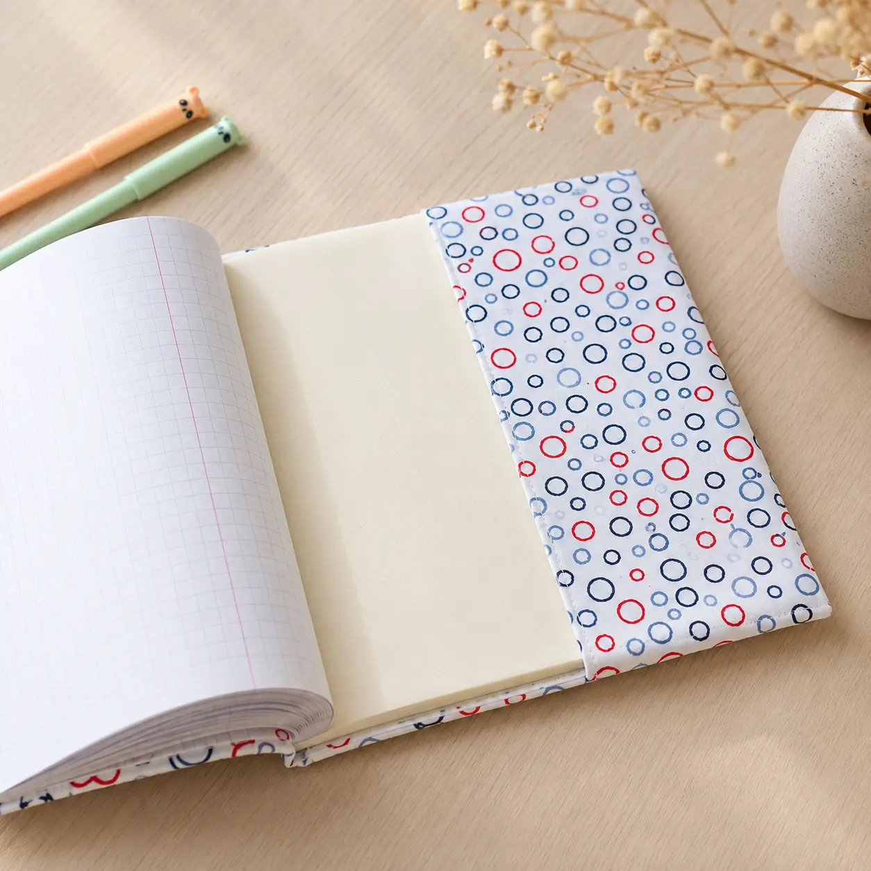 Protège cahier poisskaï avec rabats