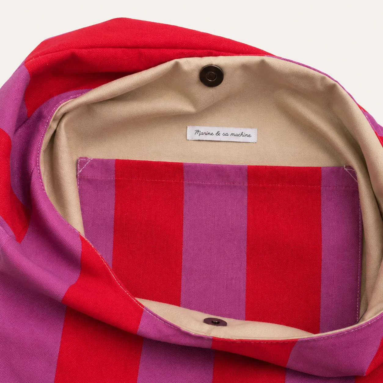 Sac hobo spicy - détails intérieur