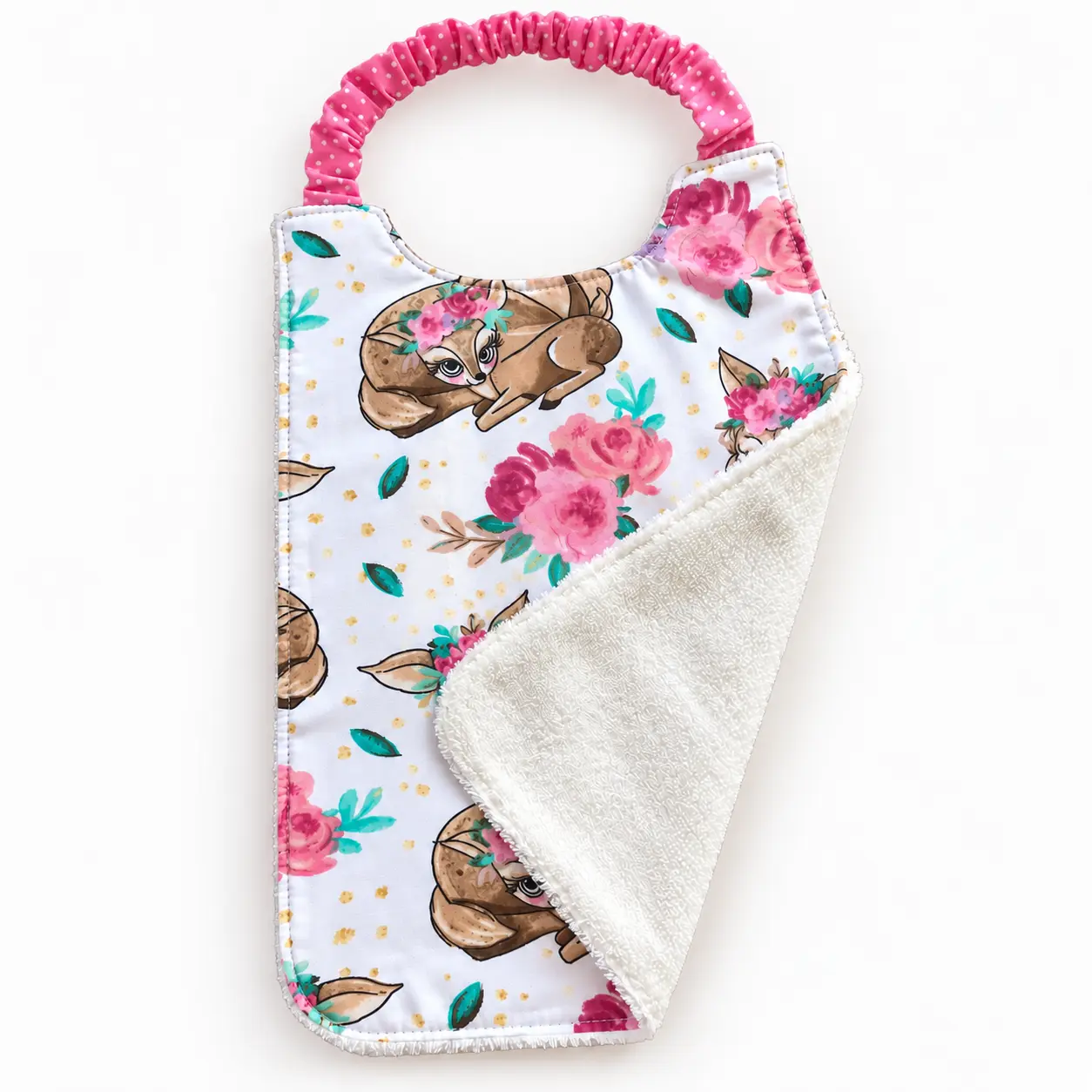 Serviette elastique maternelle fille - matières