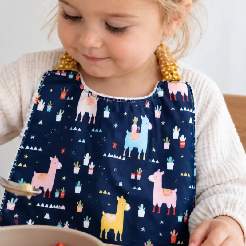 Serviette elastique maternelle lama
