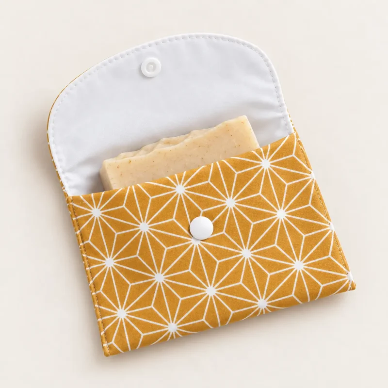 Etui à savon ouvert