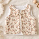 Gilet sans manche bebe fille