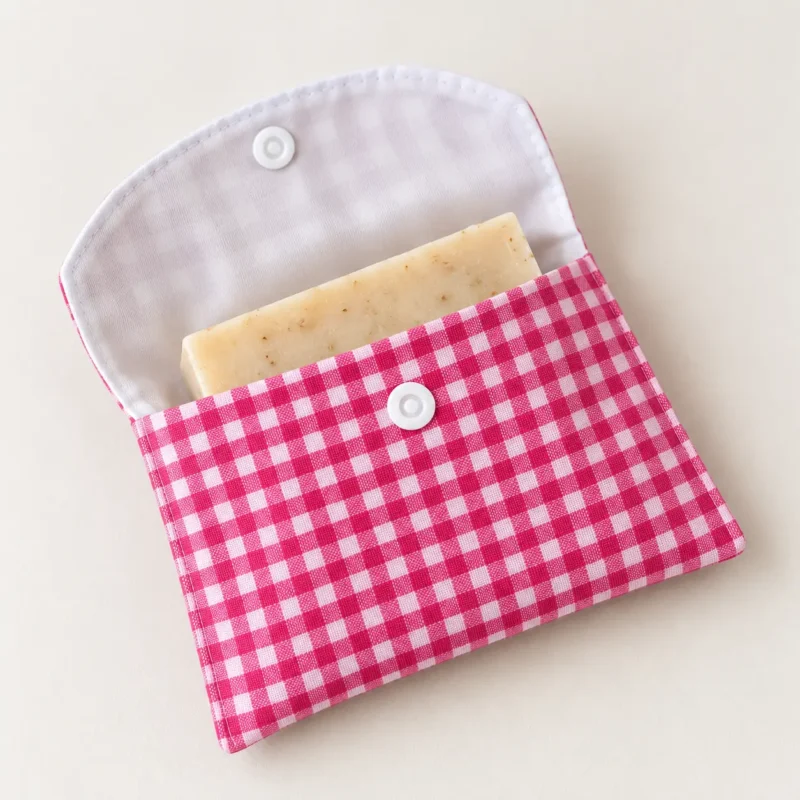 Pochette à savon imperméable avec savon