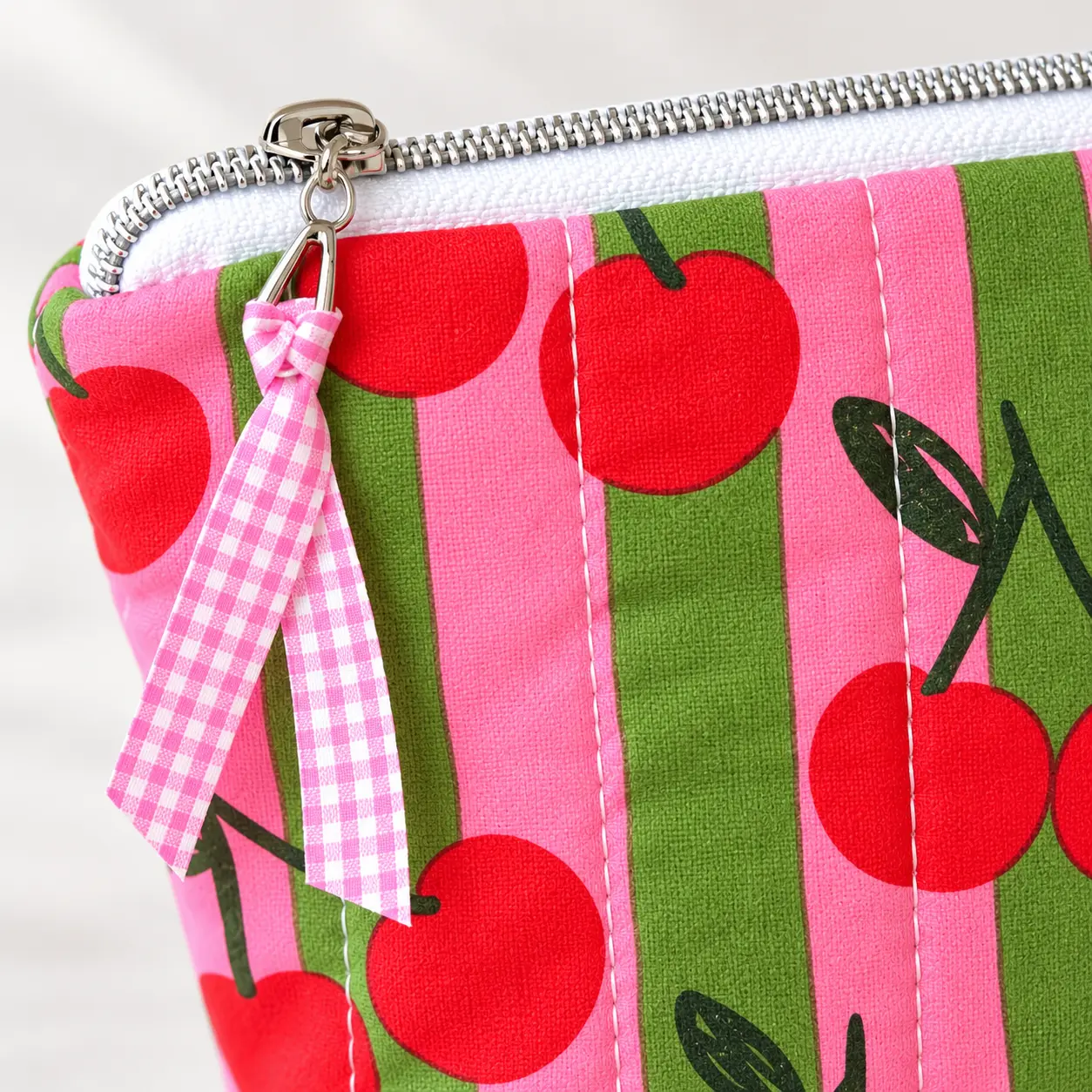 Trousse en tissu - détail