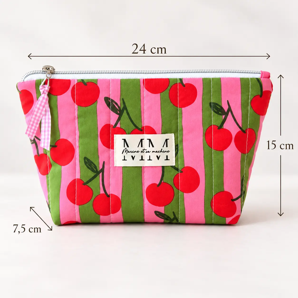 Trousse en tissu - dimensions