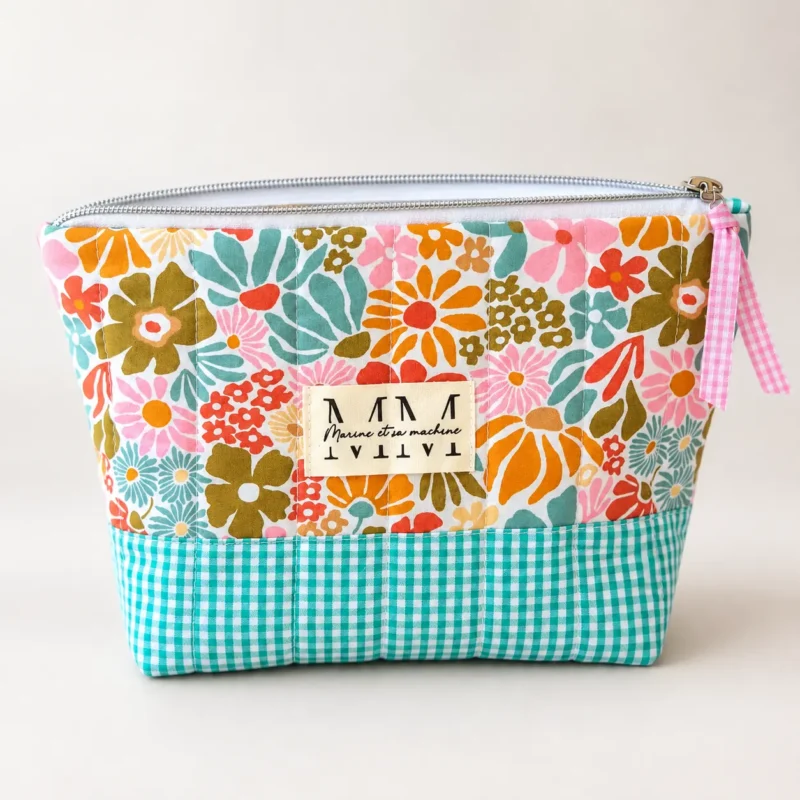 Trousse maquillage tissu