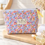 Trousse tissu fleuri